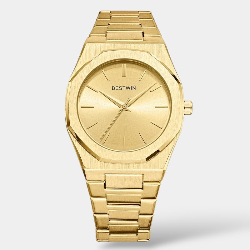 Stainless Steel Quartz Watch for Men | Alexander