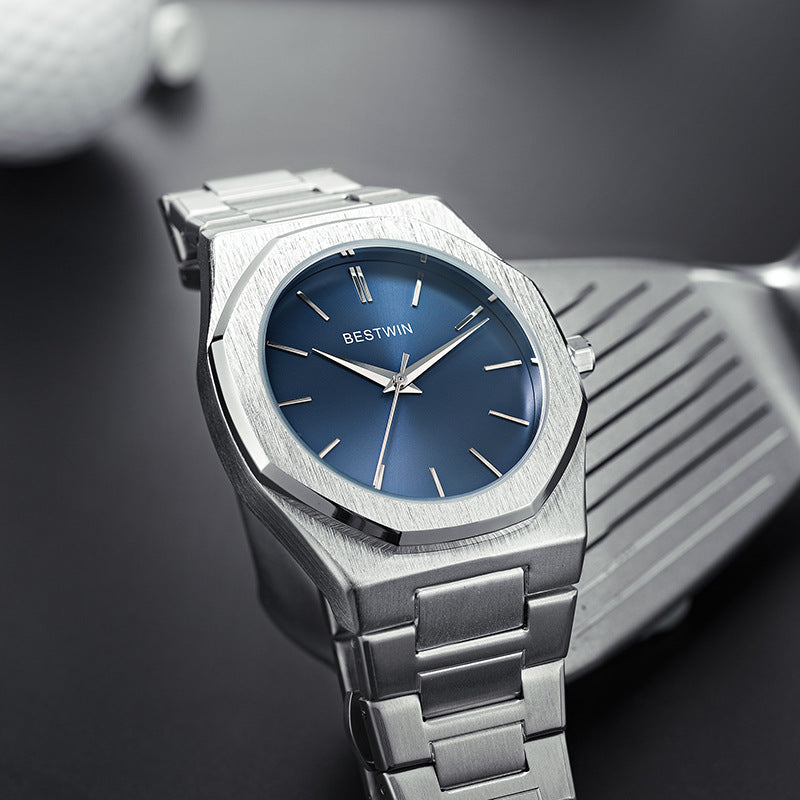 Stainless Steel Quartz Watch for Men | Alexander