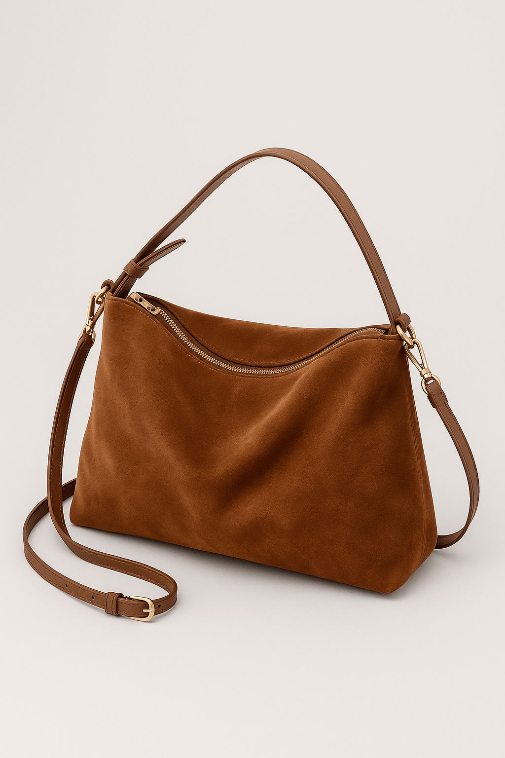 Suede Shoulder Bag Oversized For Women | Lirena 0
