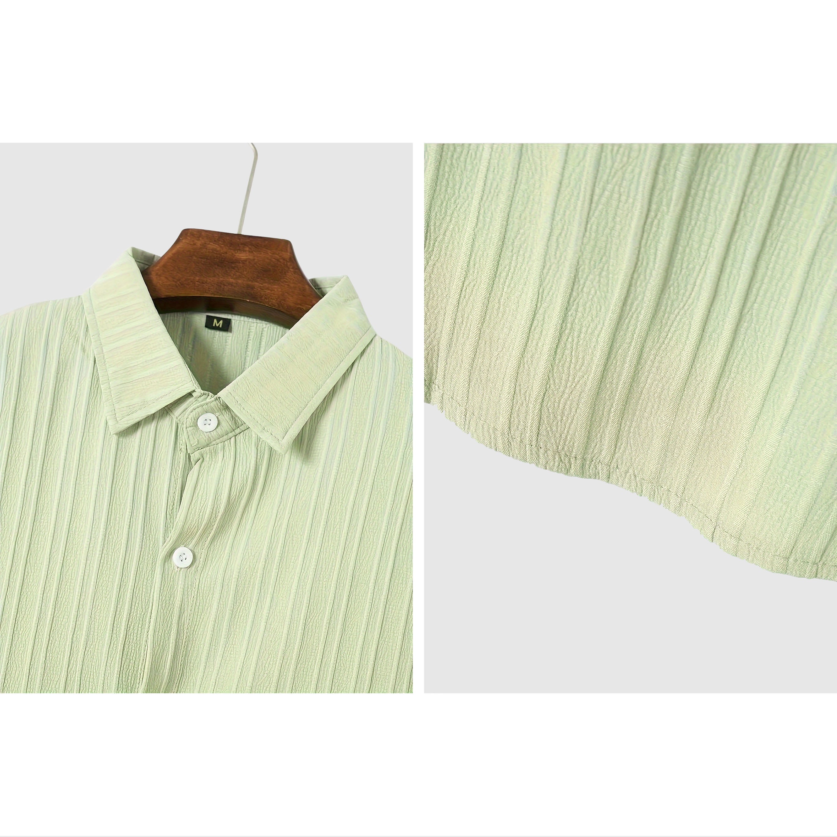Summit Stripe Shirt Casual Style For Men | Jorven 6