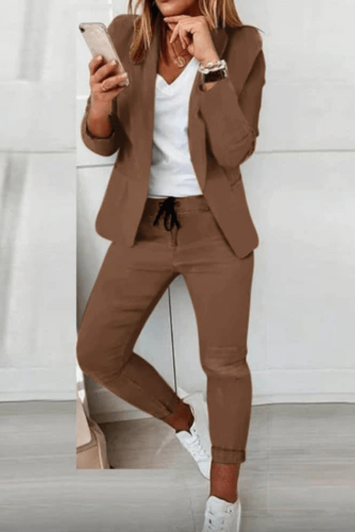 Tailored Blazer Set For Women | Zilara 6