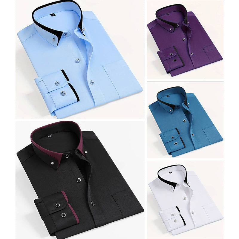 Tailored Dress Shirt Modern Fit For Men | Brevin 5
