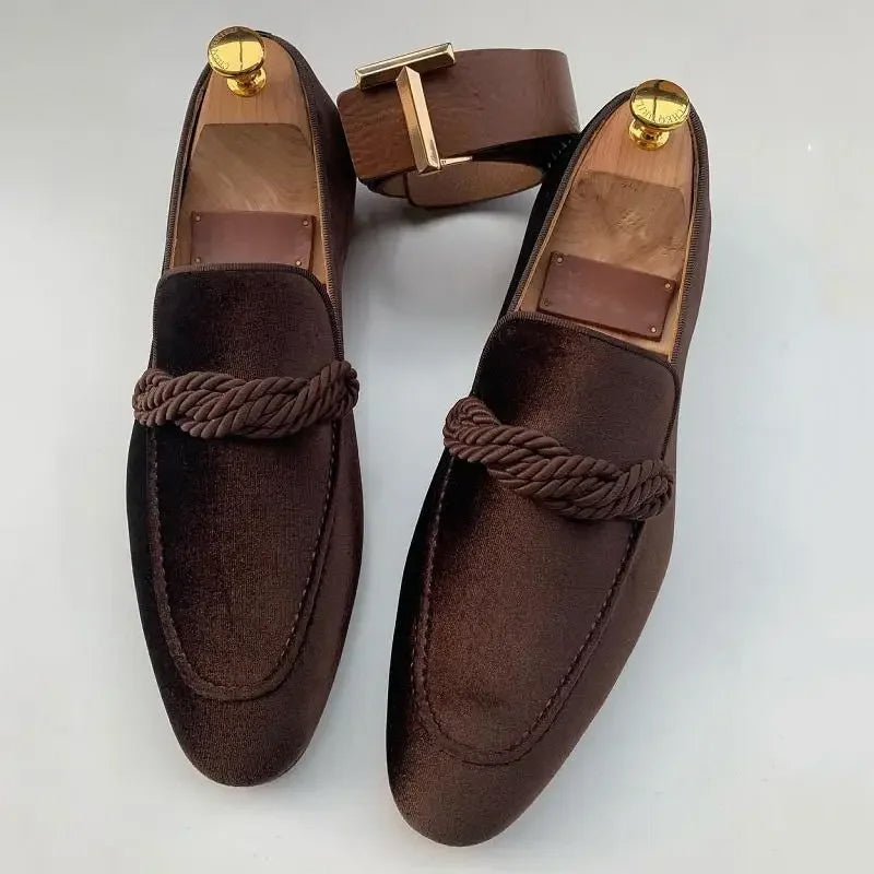 Velvet Loafers Stylish Design For Men | Jorven 0