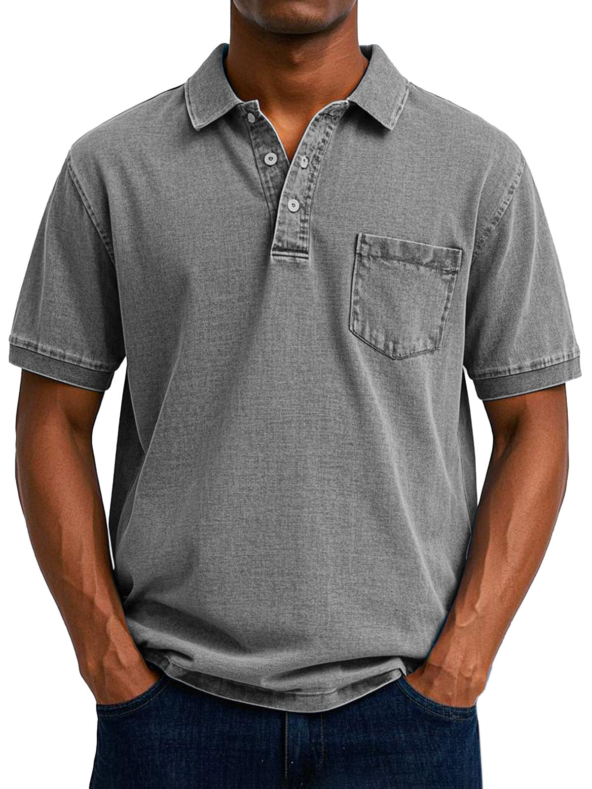 Vintage Casual Polo Shirt For Men | Jorven 2
