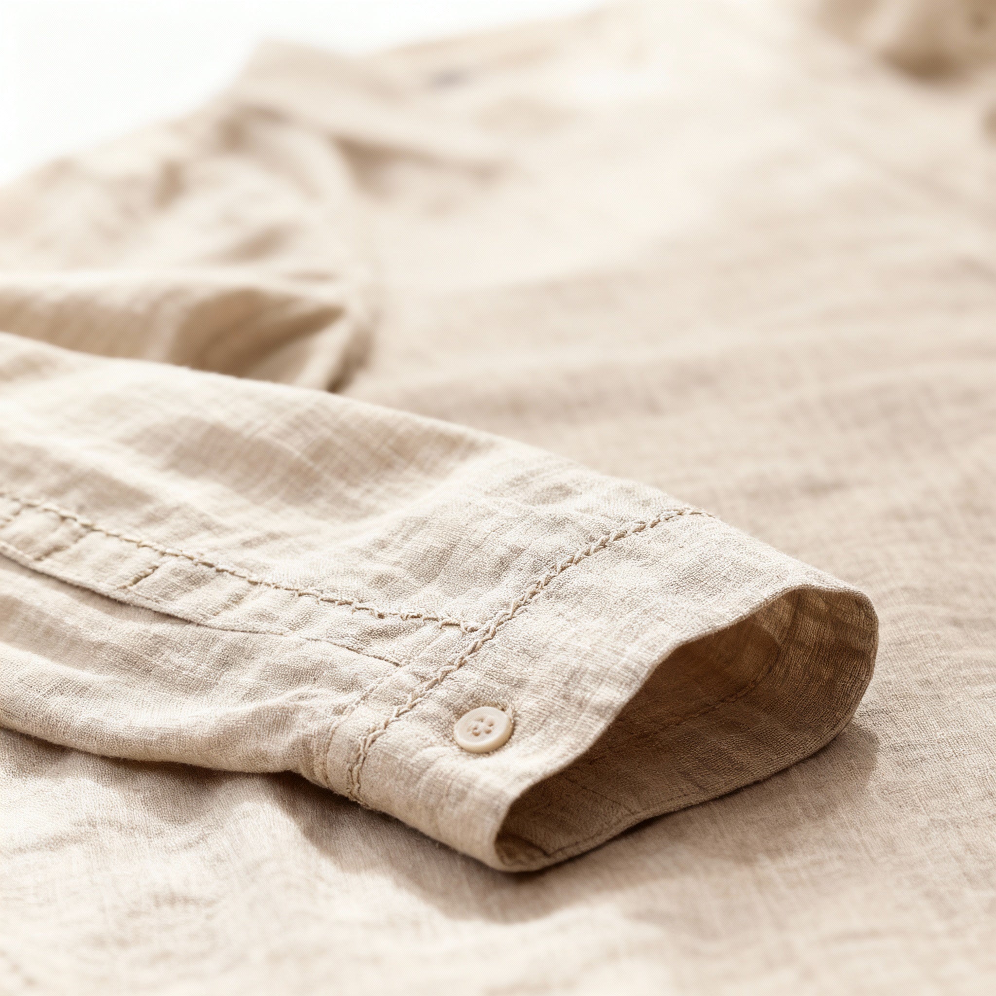 Zelvyn | Linen Long Sleeve Polo Shirt 5