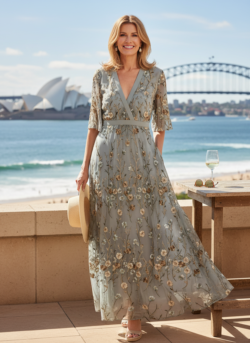 Zylenna | Floral Maxi Summer Dress 0